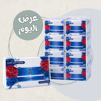 مناديل النخبة 900 رابطة 10 حبات