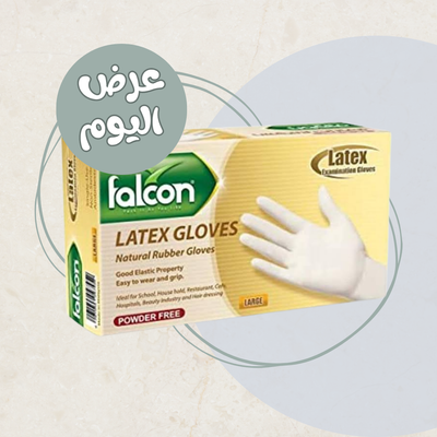 كفوف قفاز مطاط لاتيكس فالكون